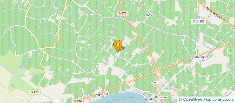 localisation de l'entreprise CHATEAU HAUT BRISSON  VIGNONET