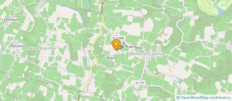 localisation de l'entreprise CHATEAU HAUT-CLARISE à BELVES-DE-CASTILLON