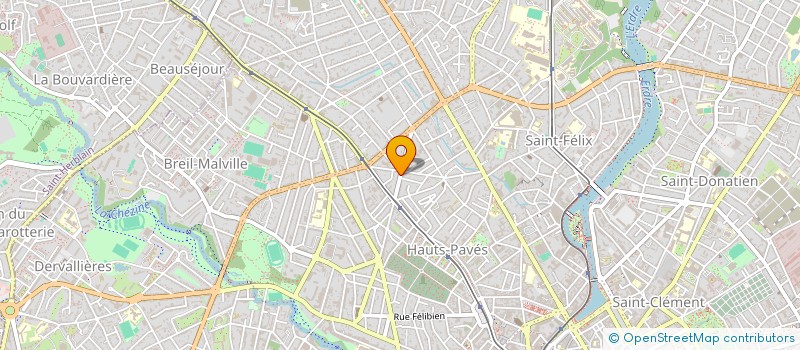 localisation de l'entreprise CHATEAU J.B  NANTES