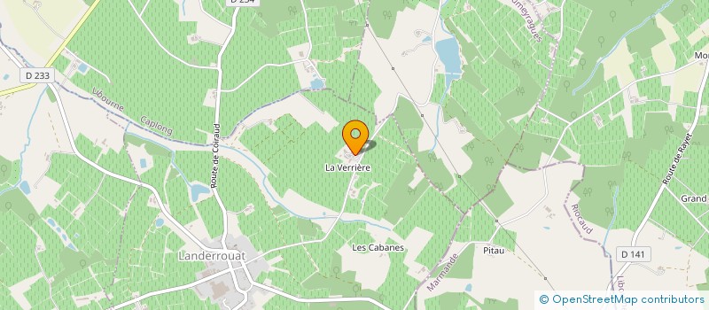 localisation de l'entreprise CHATEAU JARON - LES MURETS  LANDERROUAT