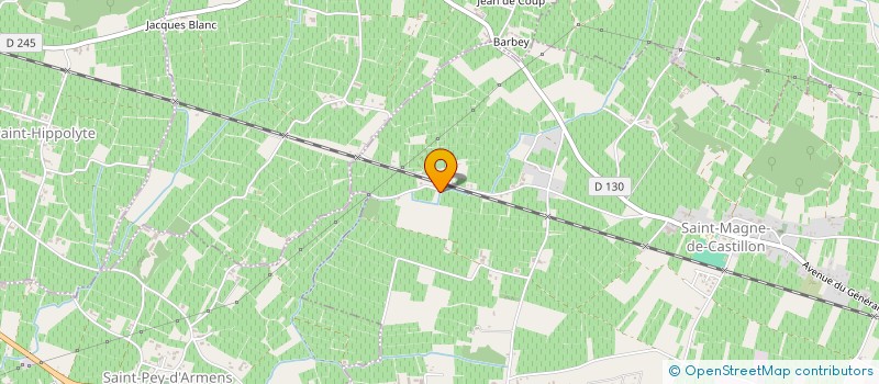 localisation de l'entreprise CHATEAU JINGLE YARD  SAINT-MAGNE-DE-CASTILLON