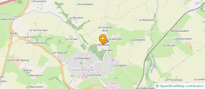 localisation de l'entreprise CHATEAU JOSEPH  CHANVERRIE