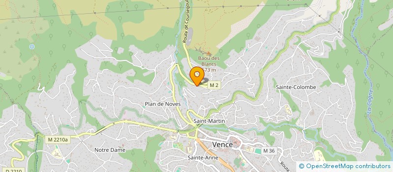 localisation de l'entreprise CHATEAU K  VENCE