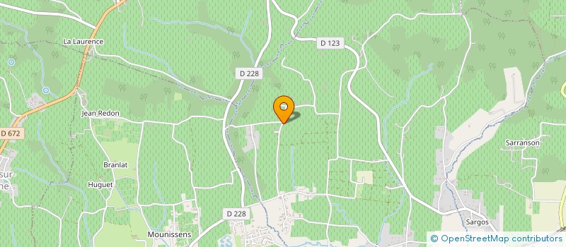 localisation de l'entreprise CHATEAU LA CROIX CASTAN  SAINT-MARTIN-DE-SESCAS