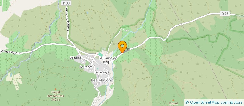 localisation de l'entreprise CHATEAU LA MASCARONNE à LE LUC