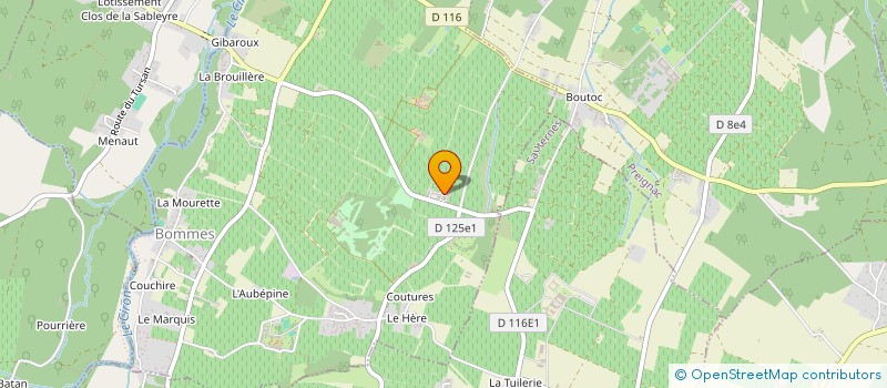 localisation de l'entreprise CHATEAU LAFAURIE PEYRAGUEY à BOMMES