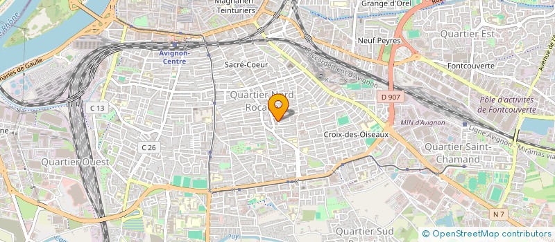 localisation de l'entreprise CHATEAU LAFRAPPE  AVIGNON