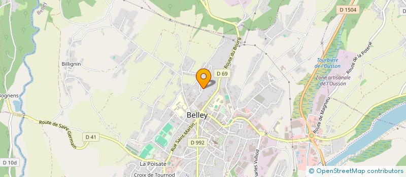 localisation de l'entreprise CHATEAU LARRON  BELLEY