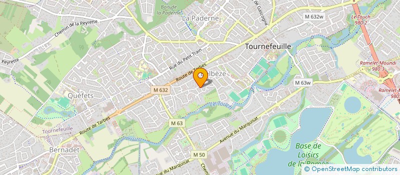 localisation de l'entreprise CHATEAU.LE.BOUIS.RESTAURANT  TOURNEFEUILLE