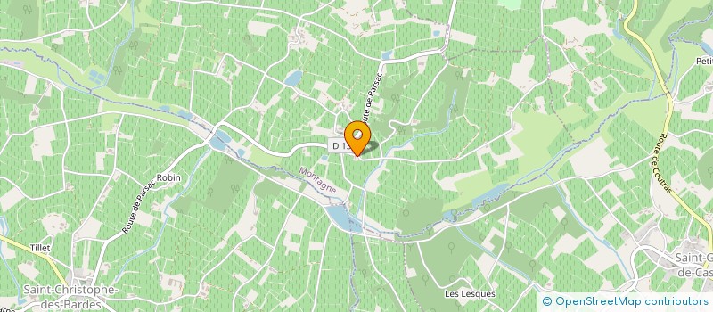 localisation de l'entreprise CHATEAU LE PUY - JP & P AMOREAU  SAINT-CIBARD