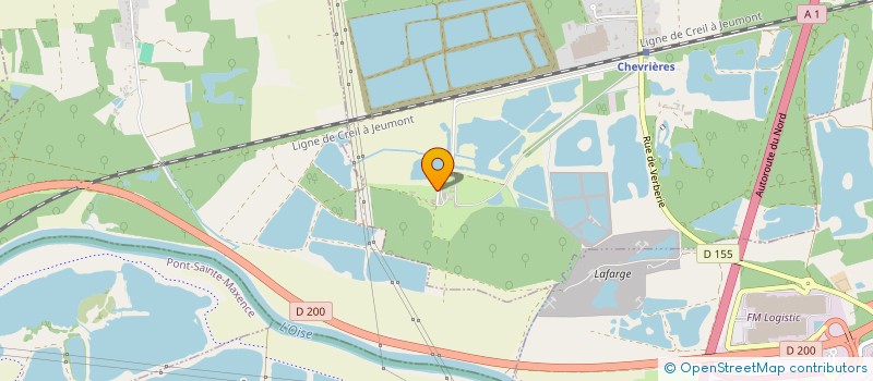 localisation de l'entreprise CHATEAU LE QUESNOY  CHEVRIERES