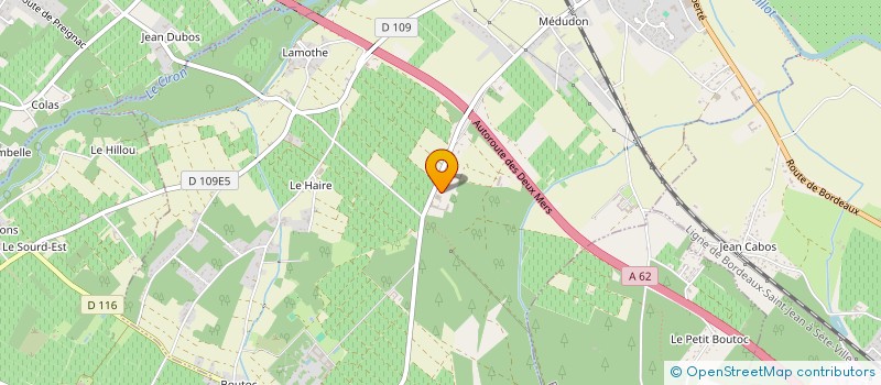 localisation de l'entreprise CHATEAU LES MAURINS  PELLEGRUE