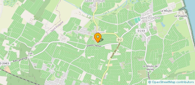 localisation de l'entreprise CHATEAU LES ORMES DE PEZ à SAINT-ESTEPHE