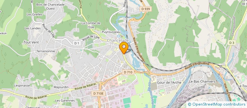 localisation de l'entreprise CHATEAU LES REYNATS à CHANCELADE