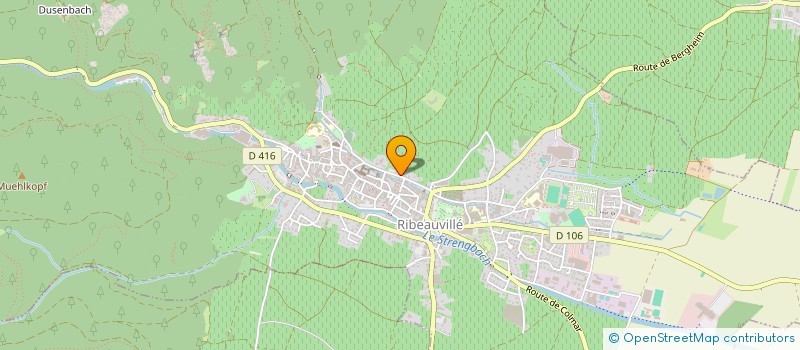 localisation de l'entreprise CHATEAU LESCURE  RIBEAUVILLE