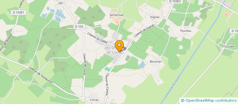 localisation de l'entreprise CHATEAU LOIRAC  JAU-DIGNAC-ET-LOIRAC