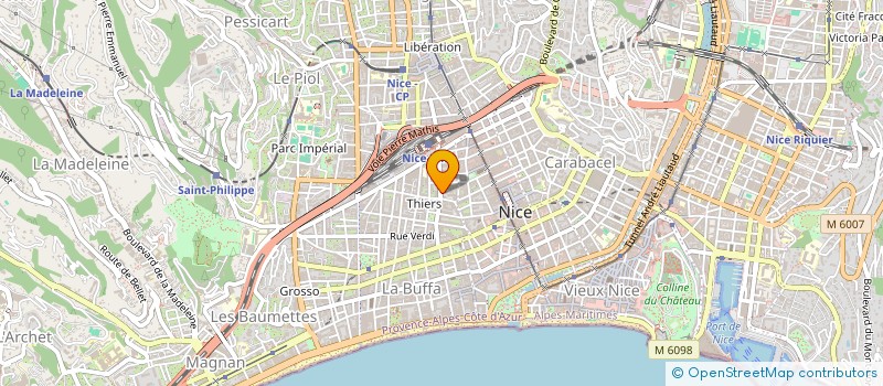 localisation de l'entreprise CHATEAU LUXE à NICE