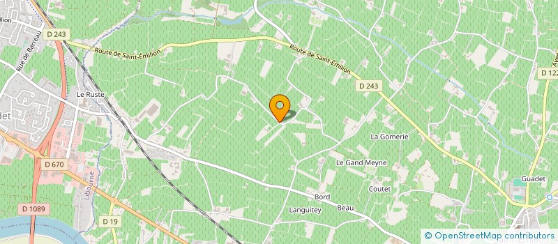 localisation de l'entreprise CHATEAU MAGNAN LA GAFFELIERE à SAINT-EMILION
