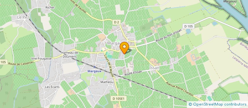 localisation de l'entreprise CHATEAU MARQUIS DE TERME SAS à MARGAUX-CANTENAC