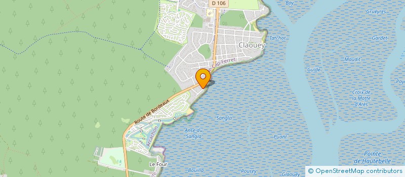 localisation de l'entreprise CHATEAU MEJAN  LEGE-CAP-FERRET