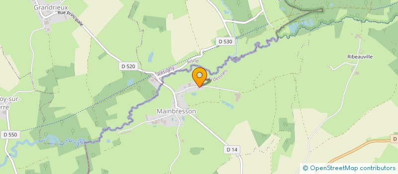 localisation de l'entreprise CHATEAU MERMOZ  ROCQUIGNY