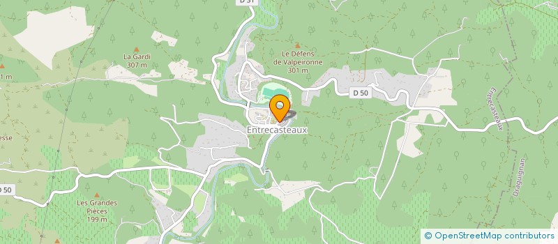 localisation de l'entreprise CHATEAU MIRAVAL à CORRENS