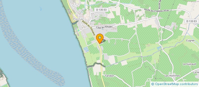 localisation de l'entreprise CHATEAU MONDESIR-GAZIN à PLASSAC