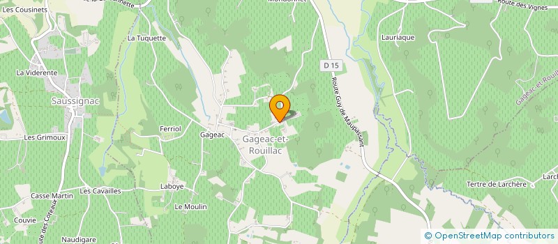 localisation de l'entreprise CHATEAU MONPLAISIR  GAGEAC-ET-ROUILLAC