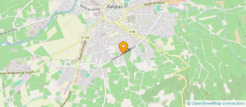 localisation de l'entreprise CHATEAU MONTPLAISIR ACCUEIL à VALREAS