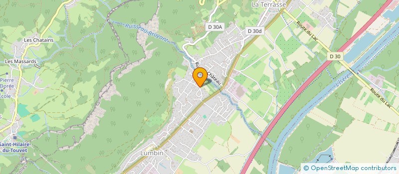 localisation de l'entreprise CHATEAU MONTS BLANCS  LUMBIN