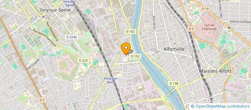 localisation de l'entreprise CHATEAU MULLER PATRIMOINE  VITRY-SUR-SEINE