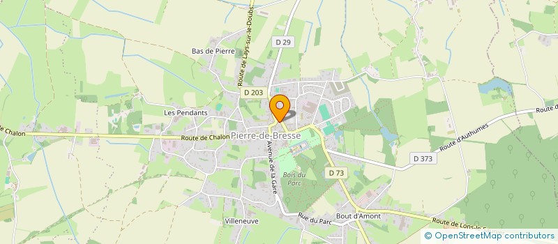 localisation de l'entreprise CHATEAU NOIROT à PIERRE-DE-BRESSE