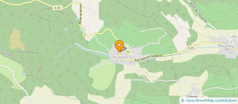 localisation de l'entreprise CHATEAU NOUS  ARCENANT