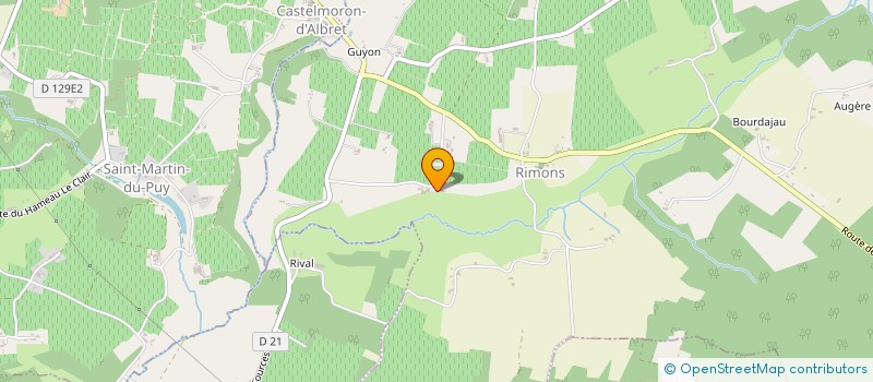 localisation de l'entreprise CHATEAU OUVRARD  RIMONS