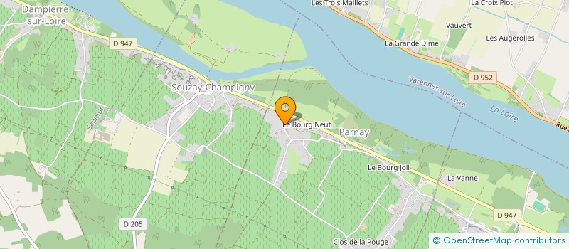 localisation de l'entreprise CHATEAU PARNAY  PARNAY