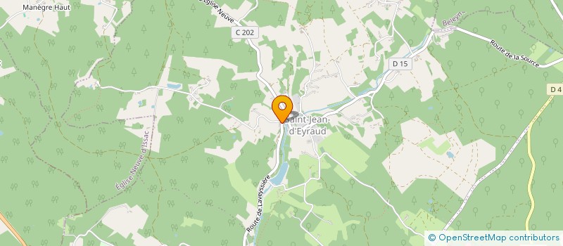 localisation de l'entreprise CHATEAU PERROU- LABARAGOILE  EYRAUD-CREMPSE-MAURENS