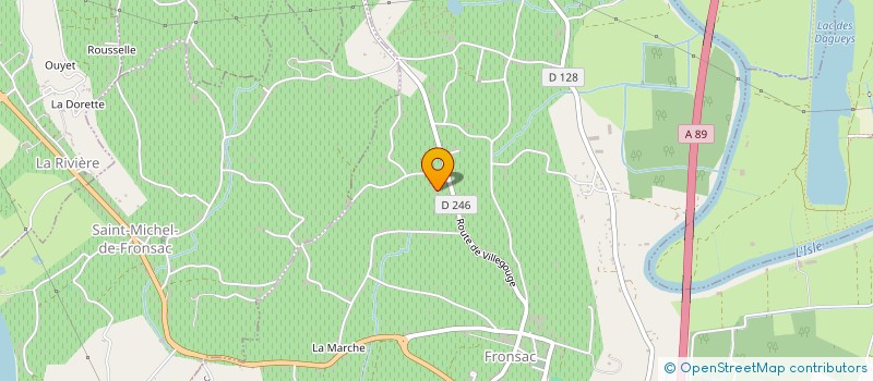 localisation de l'entreprise CHATEAU PETIT BEAUSEJOUR à FRONSAC