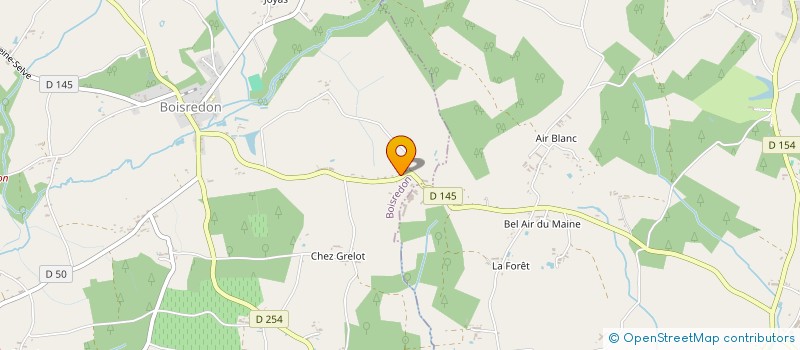 localisation de l'entreprise CHATEAU PIRIE  BOISREDON