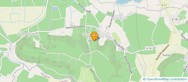 localisation de l'entreprise CHATEAU PRIEURE LA CAUSSADE  SAINT-PEY-DE-CASTETS