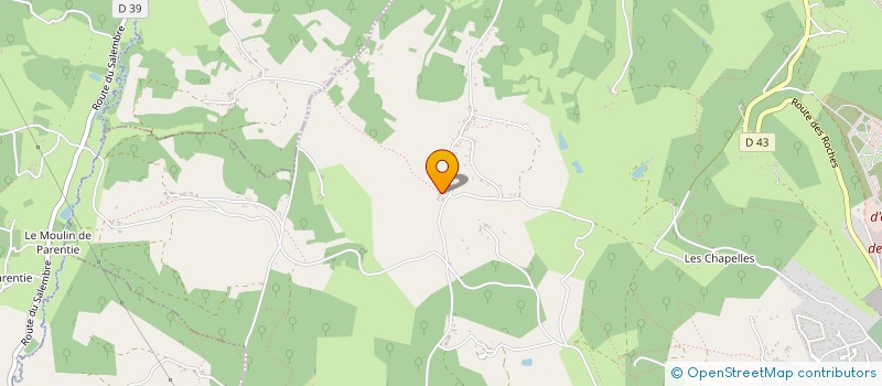 localisation de l'entreprise CHATEAU PUYFERRAT  SAINT-ASTIER