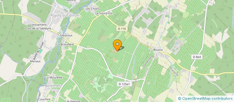 localisation de l'entreprise CHATEAU-RABAUD-PROMIS à BOMMES