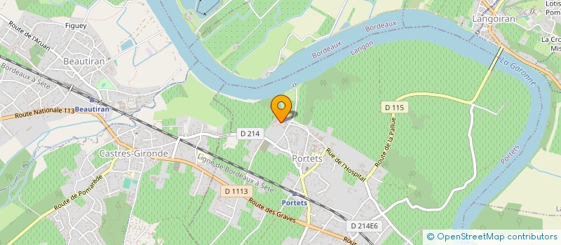 localisation de l'entreprise CHATEAU RAHOUL  PORTETS
