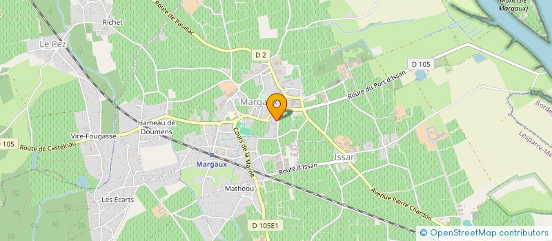 localisation de l'entreprise CHATEAU RAUZAN-SEGLA à MARGAUX-CANTENAC