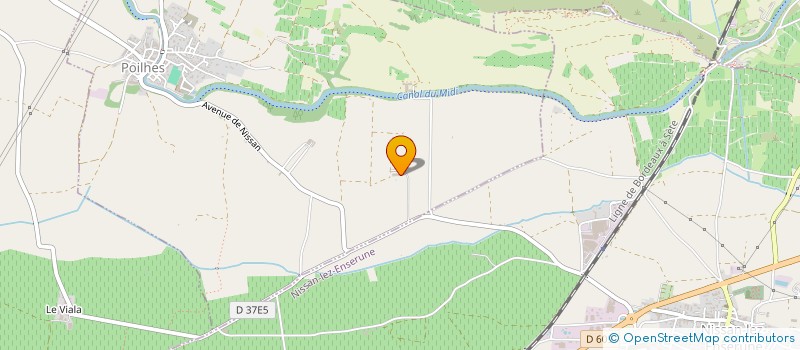 localisation de l'entreprise CHATEAU REGISMONT  POILHES