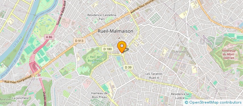 localisation de l'entreprise CHATEAU RICHELIEU à RUEIL-MALMAISON