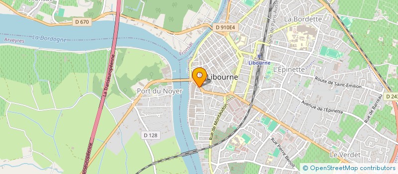 localisation de l'entreprise CHATEAU RICHELIEU  LIBOURNE