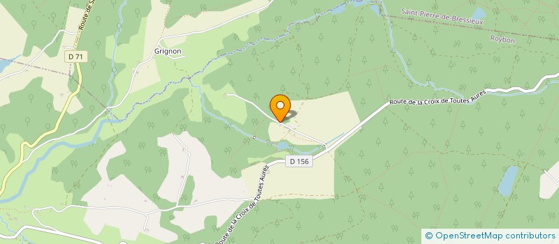 localisation de l'entreprise CHATEAU ROCHER TOURISME  ROYBON