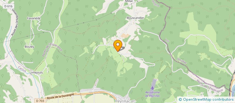 localisation de l'entreprise CHATEAU ROUFFILLAC  CARLUX