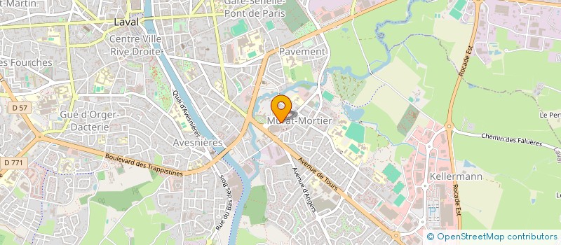 localisation de l'entreprise CHATEAU ROUGE LAVAL  LAVAL