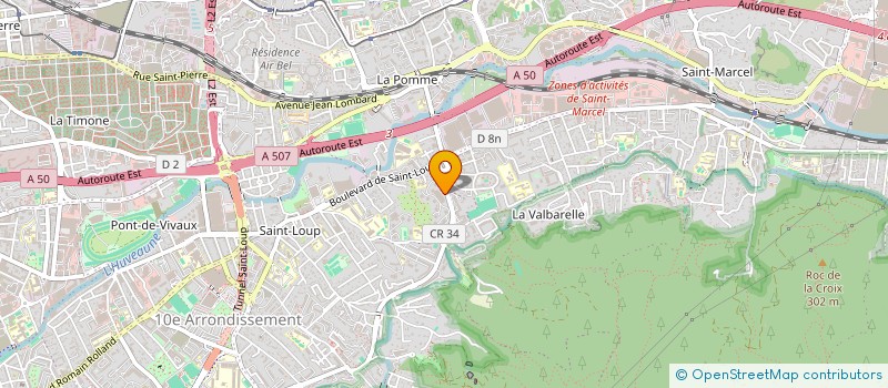 localisation de l'entreprise CHATEAU SAINT CYR à MARSEILLE